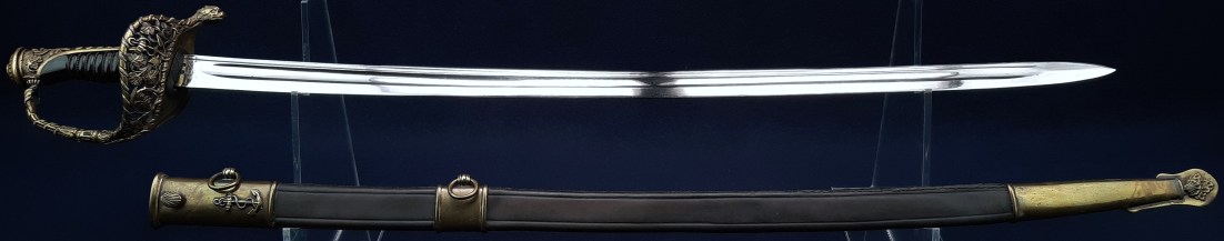 French M1854 Naval Officers Sword by Coulaux, Klingenthal 2